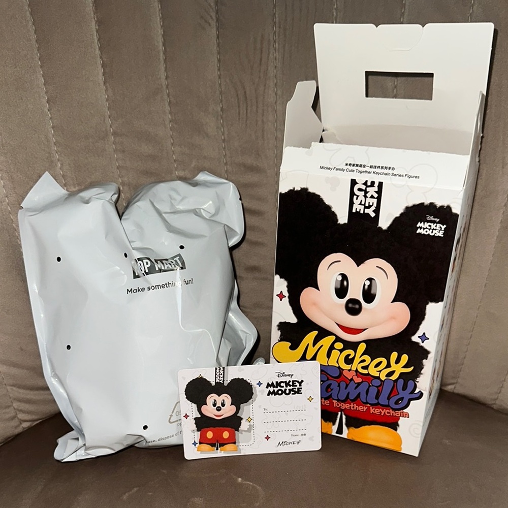 Mickey Family Cute Together Keychain Series Figures